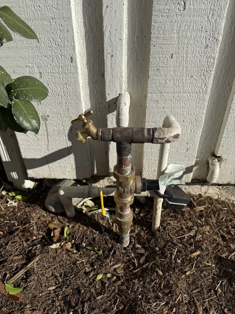 Slide of Water Line Plumbing