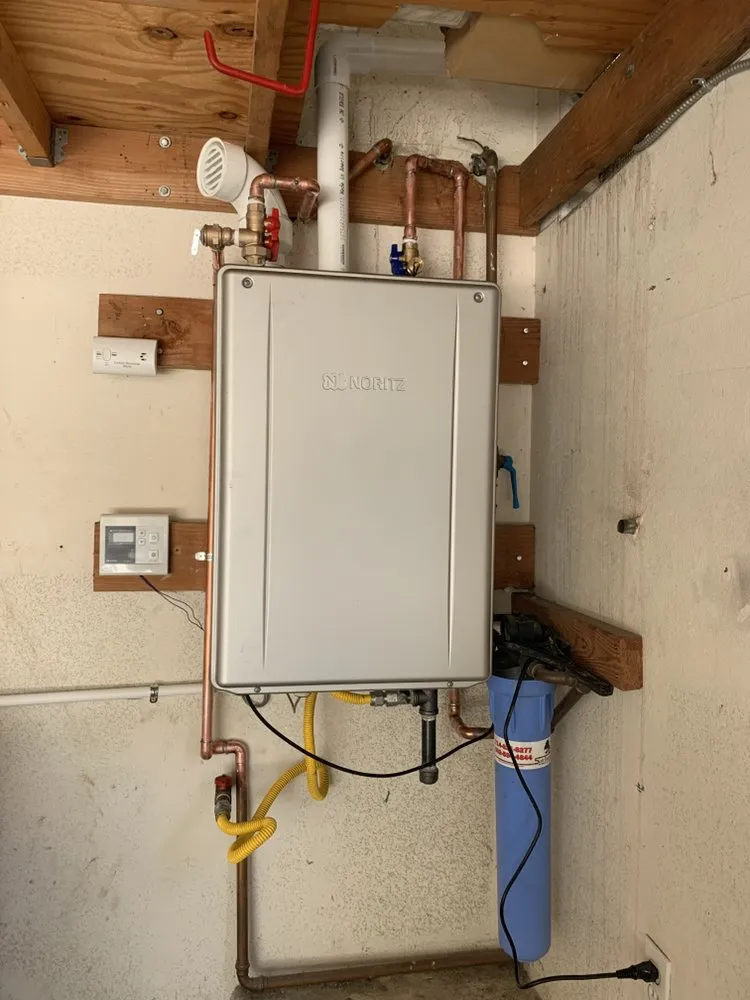 Slide of Water Line Plumbing