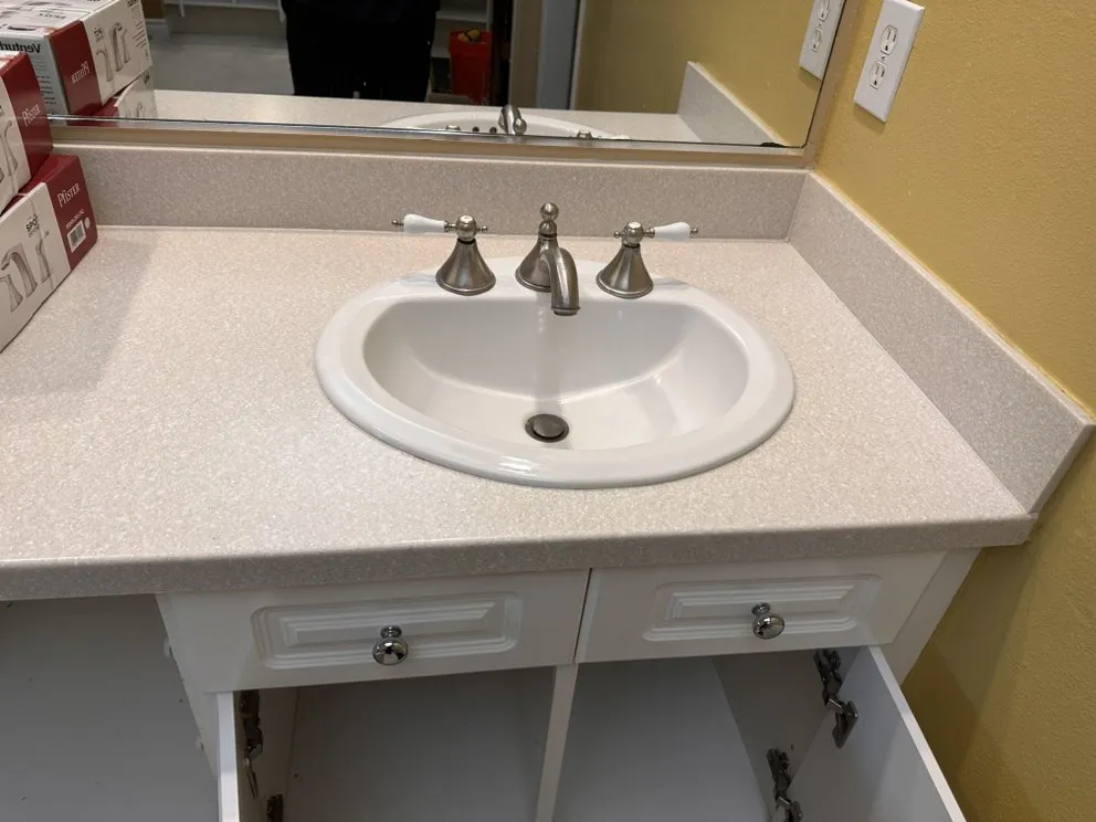 Slide of Water Line Plumbing