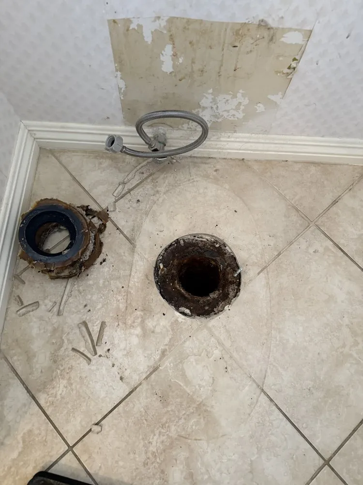 Slide of Water Line Plumbing