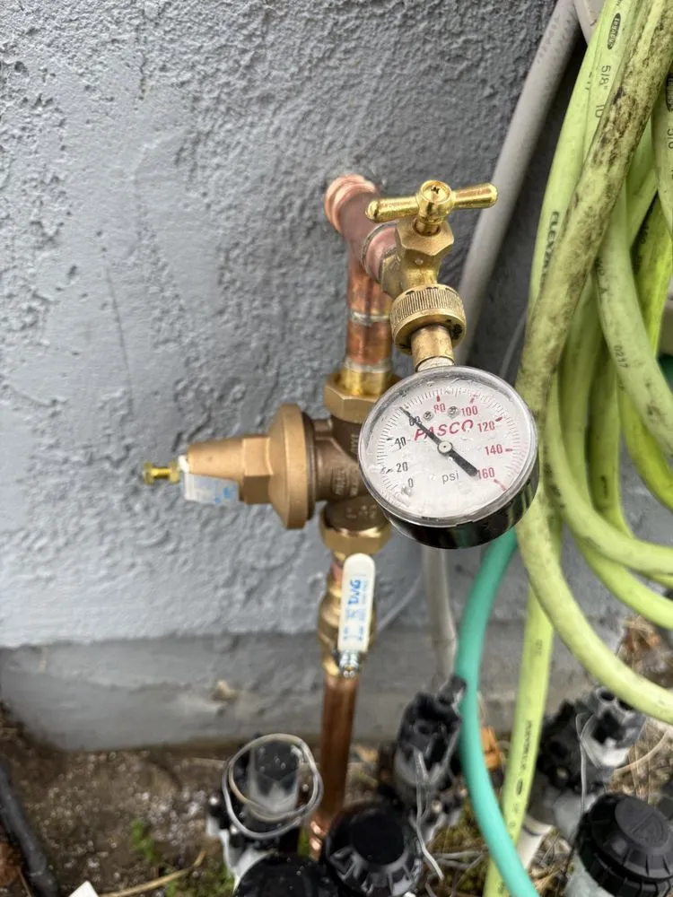 Slide of Water Line Plumbing