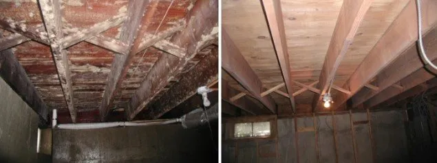 Slide of Water Mold Fire Restoration of Boston