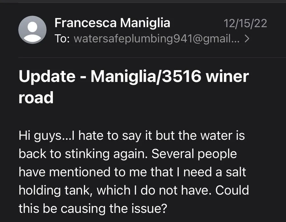 Slide of Water Safe Plumbing