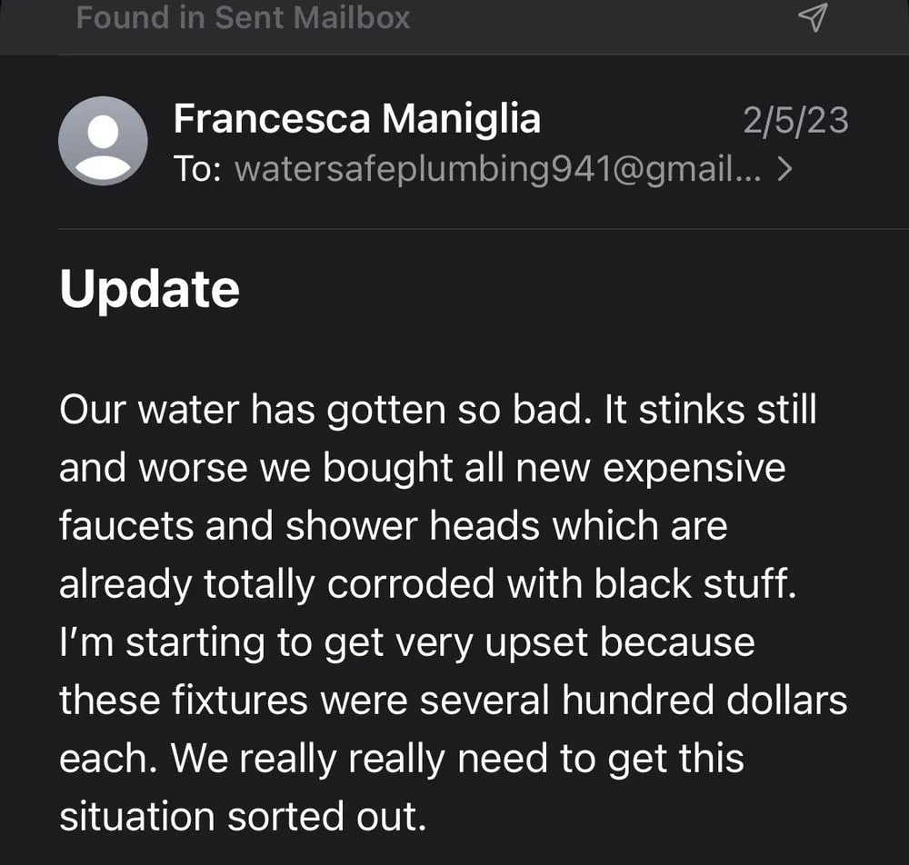 Slide of Water Safe Plumbing