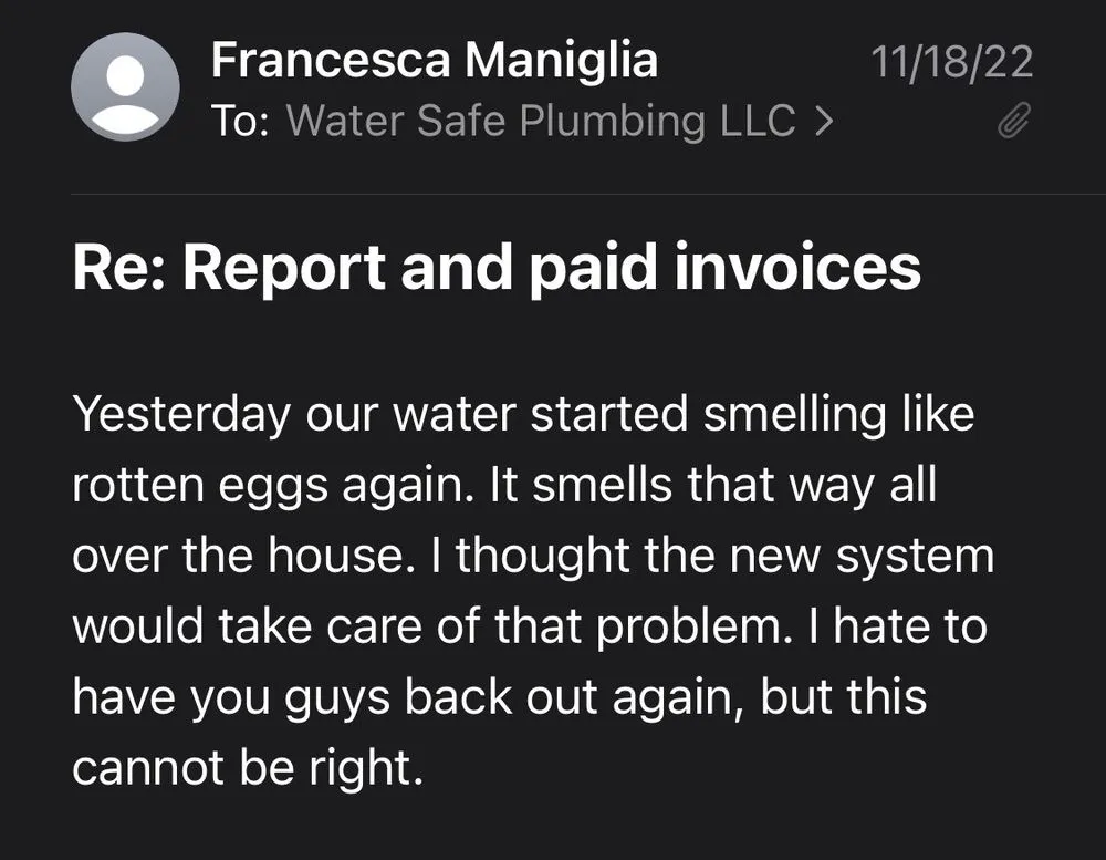 Slide of Water Safe Plumbing