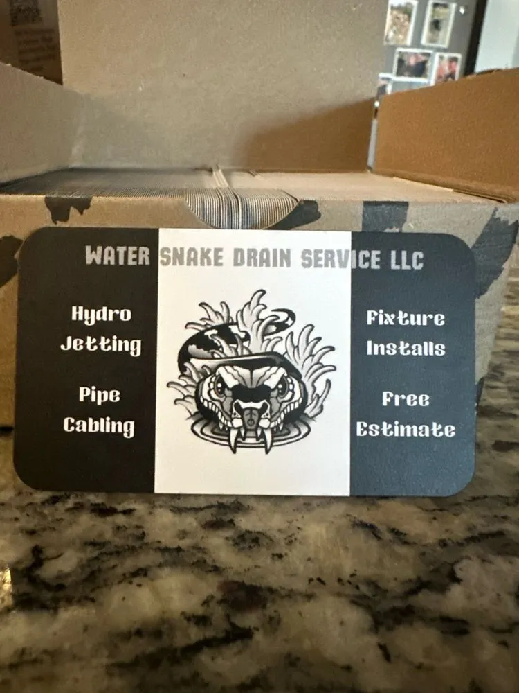 Slide of Water Snake Drain Service