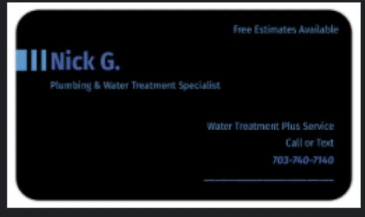Slide of Water Treatment Plus Service