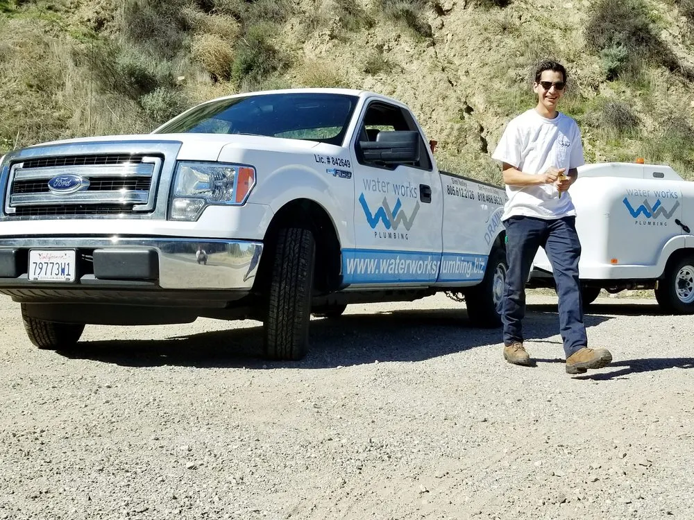 Slide of Water Works Plumbing