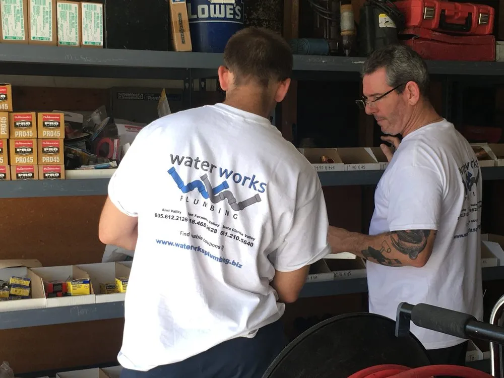 Slide of Water Works Plumbing