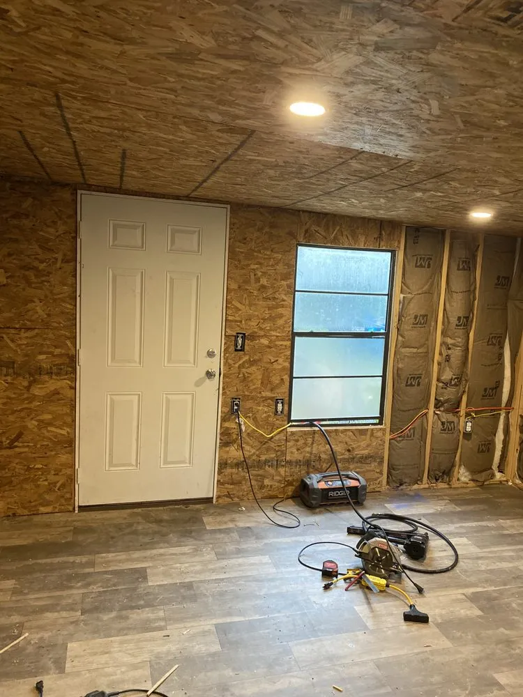 Slide of Wayne Morgan house leveling, and foundation work