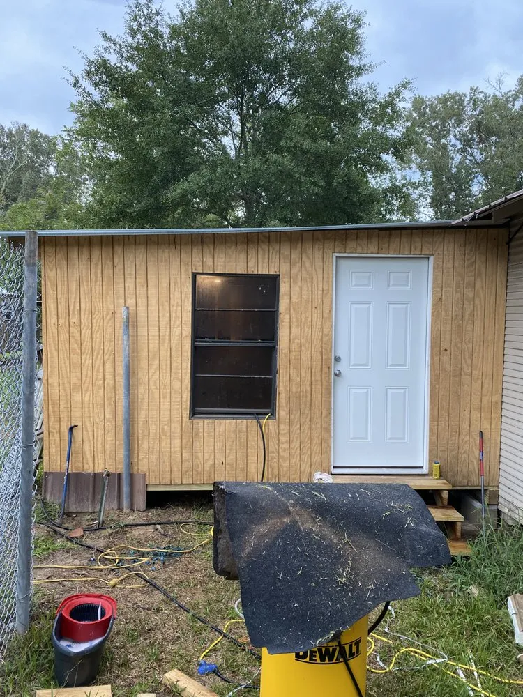 Slide of Wayne Morgan house leveling, and foundation work