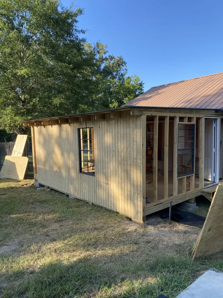 Slide of Wayne Morgan house leveling, and foundation work