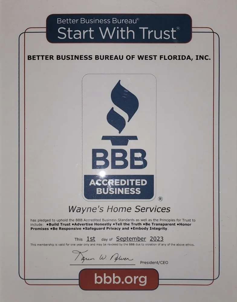 Slide of Wayne's Home Services
