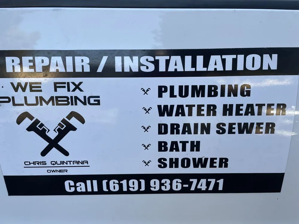 Slide of We Fix Plumbing