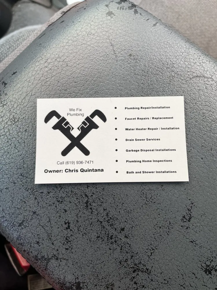 Slide of We Fix Plumbing