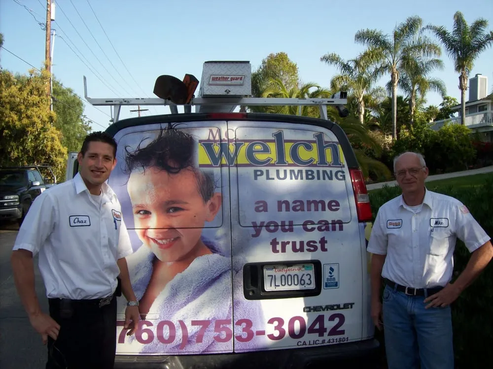 Slide of Welch's Plumbing