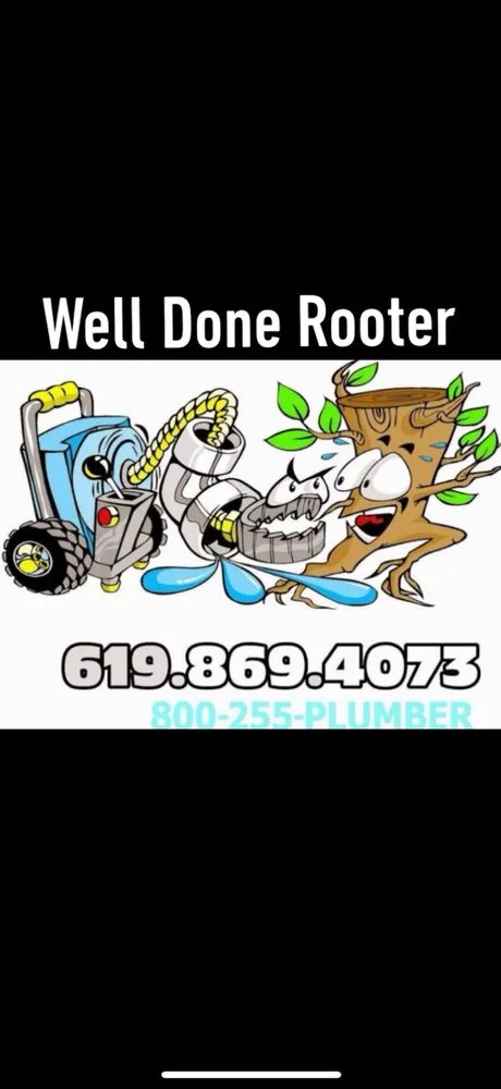 Slide of Well Done Rooter & Plumbing