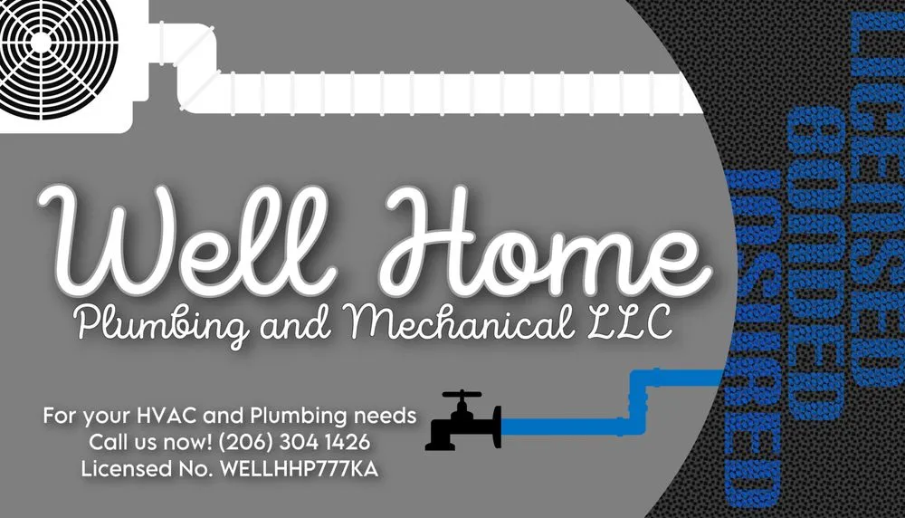 Slide of Well Home Plumbing and Mechanical