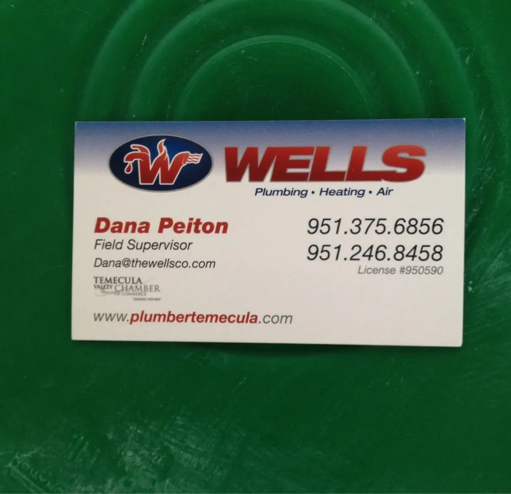Slide of Wells Plumbing Heating & Air