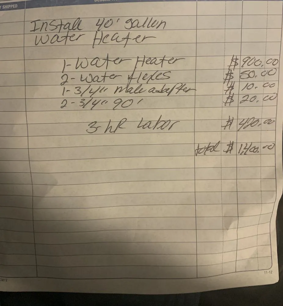 Slide of Wells plumbing