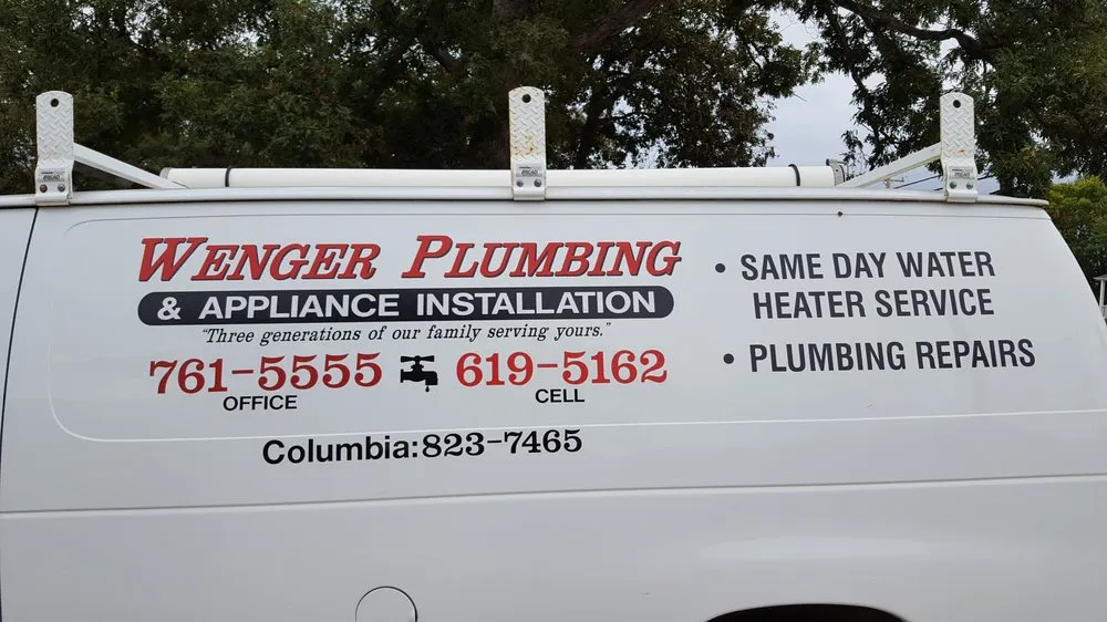 Slide of Wenger Plumbing & Appliance Installation
