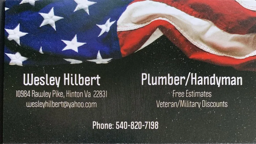 Top-rated emergency plumbing experts serving Hinton, VA - Wesley Hilbert