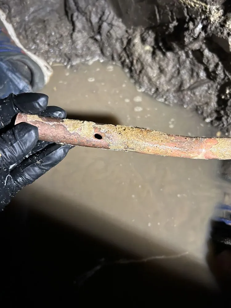 Slide of Wesley Pipes Leak Detection