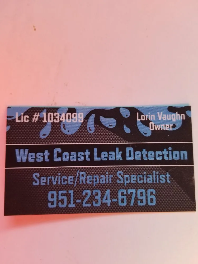 Slide of West Coast Leak Detection
