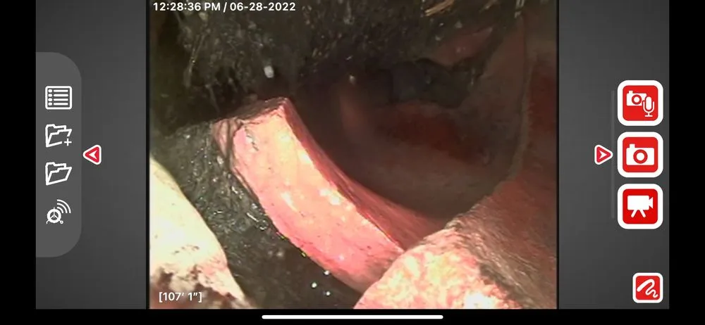 Slide of West Coast Sewer Inspection