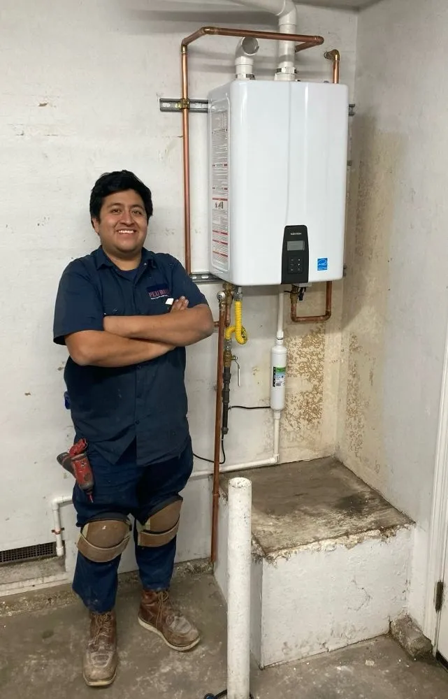 Slide of West Wing Plumbing