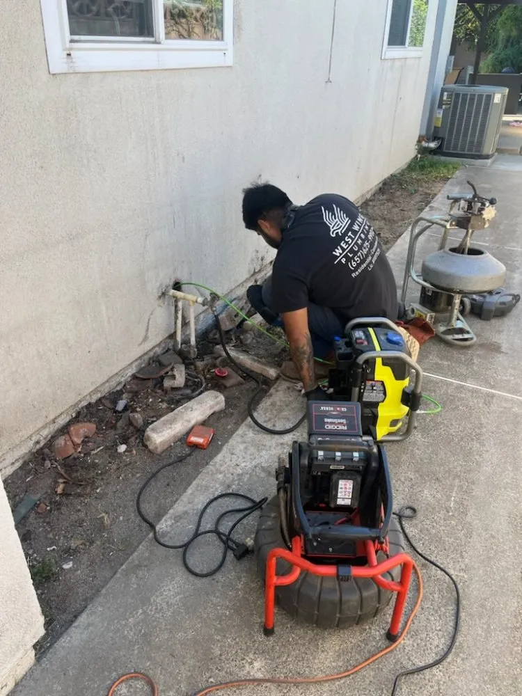 Slide of West Wing Plumbing