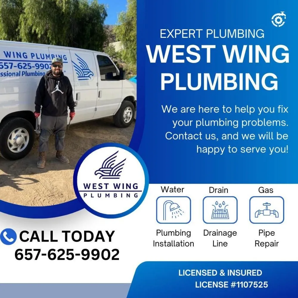 Slide of West Wing Plumbing