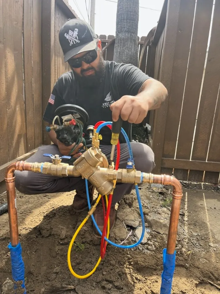 Slide of West Wing Plumbing