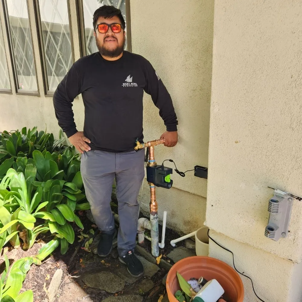 Slide of West Wing Plumbing