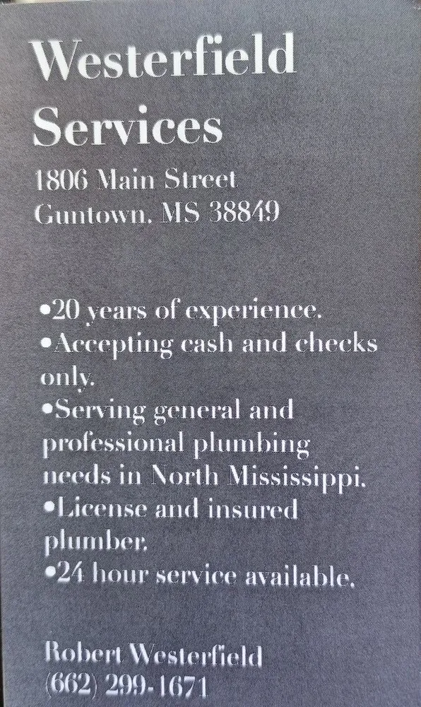 Slide of Westerfield Services