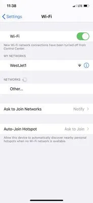 Westjet Air Center Logo