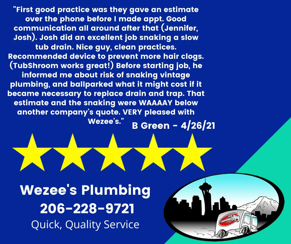 Slide of Wezee's Plumbing