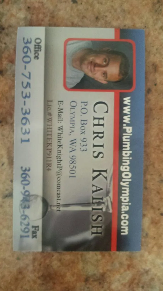 Slide of White Knight Plumbing