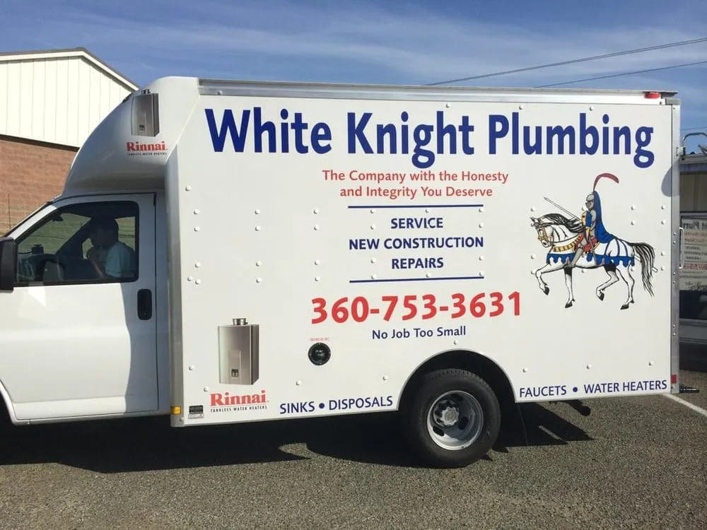 Slide of White Knight Plumbing