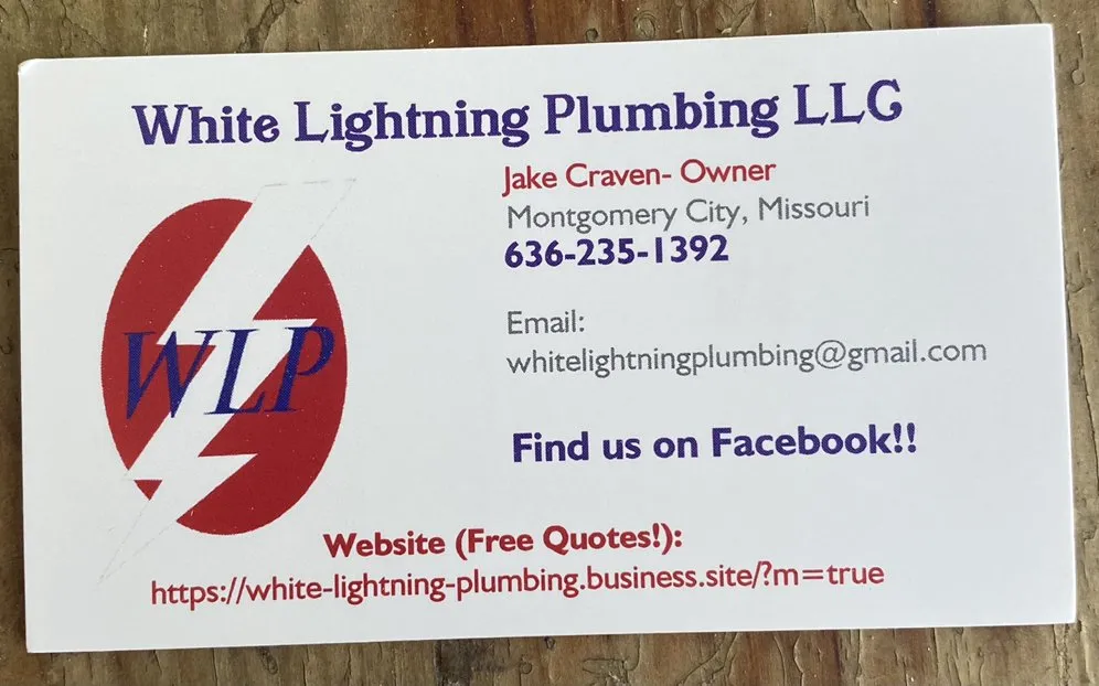 Emergency water heater service experts serving Montgomery City, MO - White Lightning Plumbing