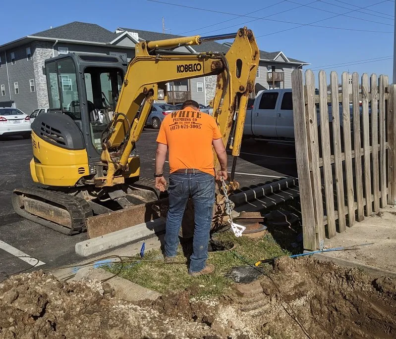 Slide of White Plumbing