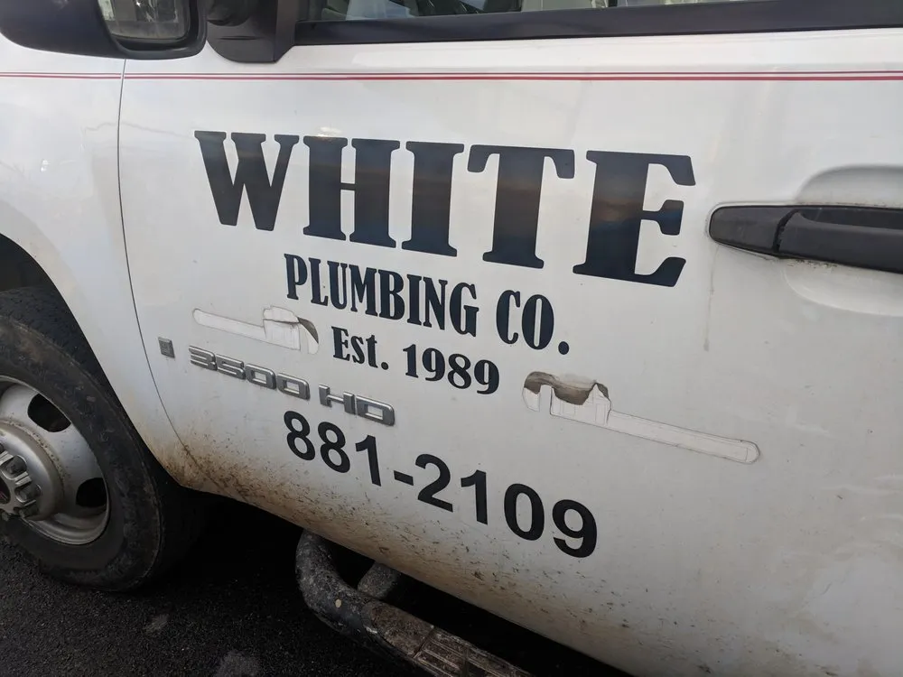 Slide of White Plumbing