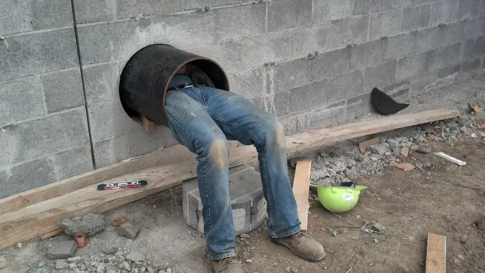 Slide of White Plumbing