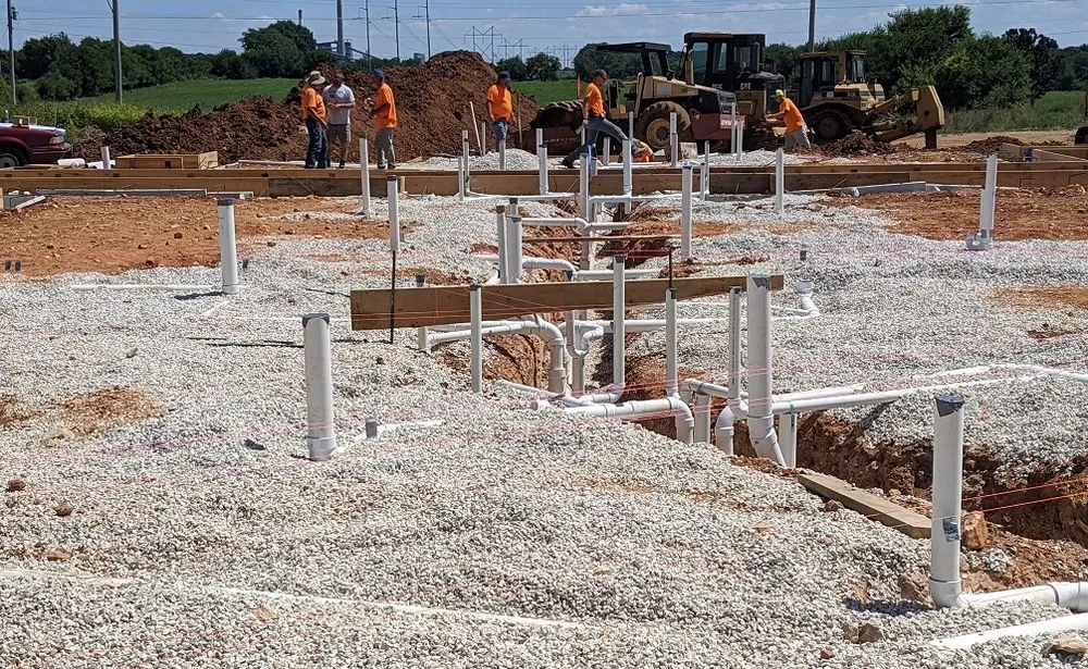 Slide of White Plumbing