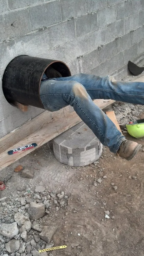 Slide of White Plumbing