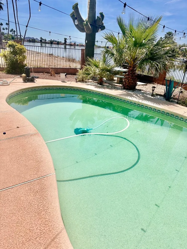 Slide of White Water Pool Care & Repair