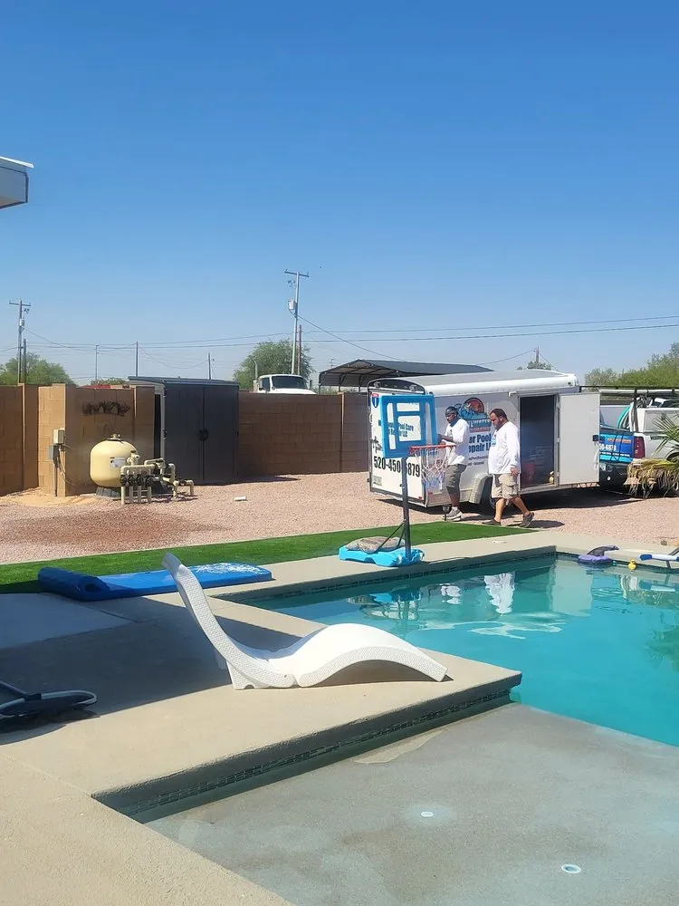 Slide of White Water Pool Care & Repair