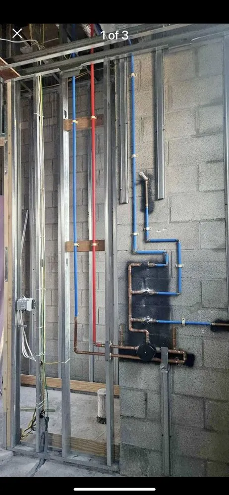 Slide of Will plumbing