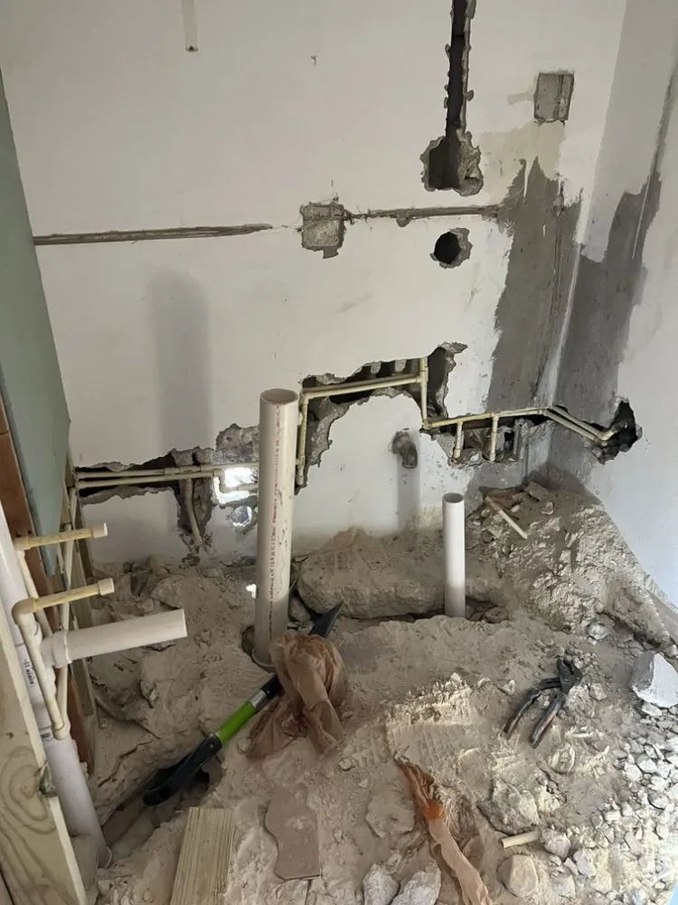 Slide of Will plumbing