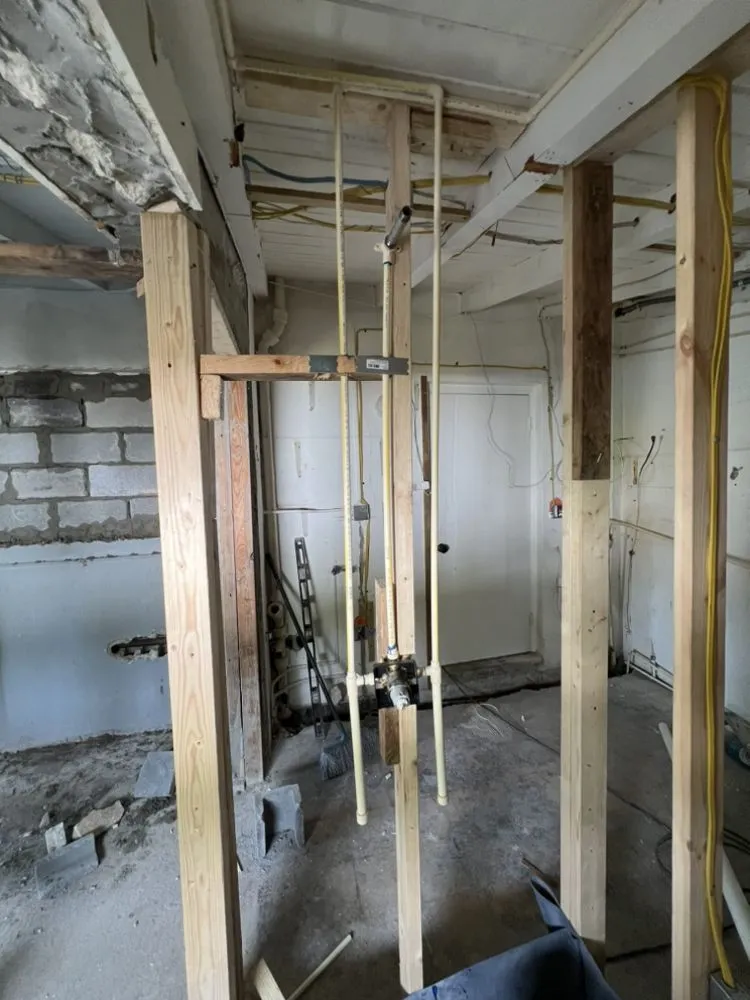 Slide of Will plumbing